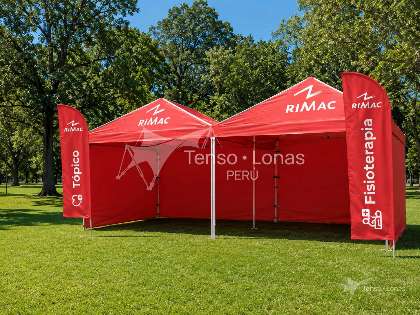 Coberturas de lona para eventos corporativos