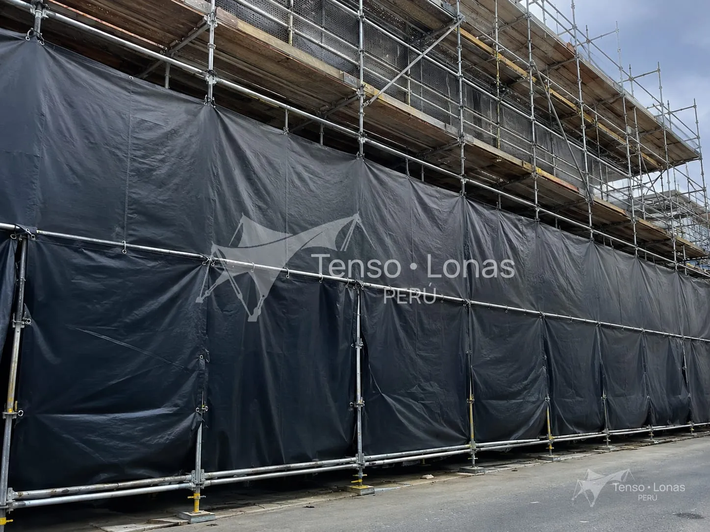 Coberturas de lona para construcción